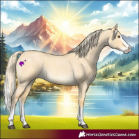 Horse Color:Palomino Roan Dun Splash 