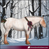 Horse Color:Silver Classic Champagne Roan 
