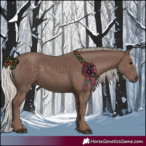 Horse Color:Silver Black 