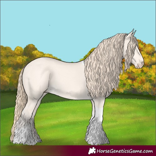 Horse Color:Perlino Dun Tobiano 