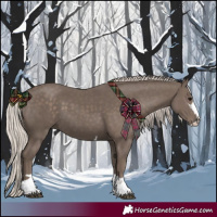 Horse Color:Silver Black 