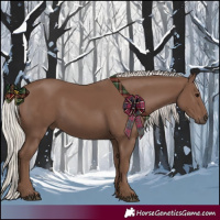 Horse Color:Silver Black 