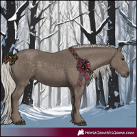 Horse Color:Silver Black 