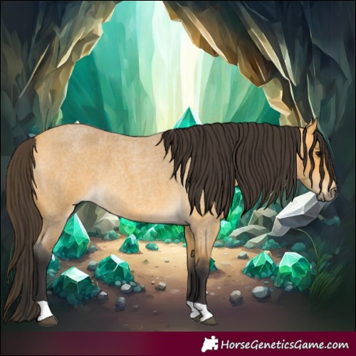 Horse Color:Buckskin Roan 