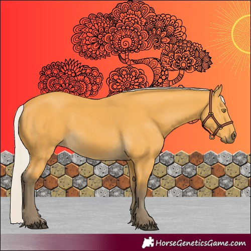 Horse Color:Silver Buckskin 