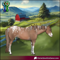 Horse Color:Powder White Black Pearl 