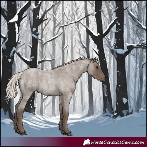 Horse Color:Silver Blue Roan 
