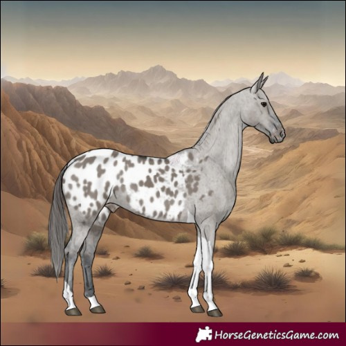 Horse Color:Grullo Tobiano Appaloosa 