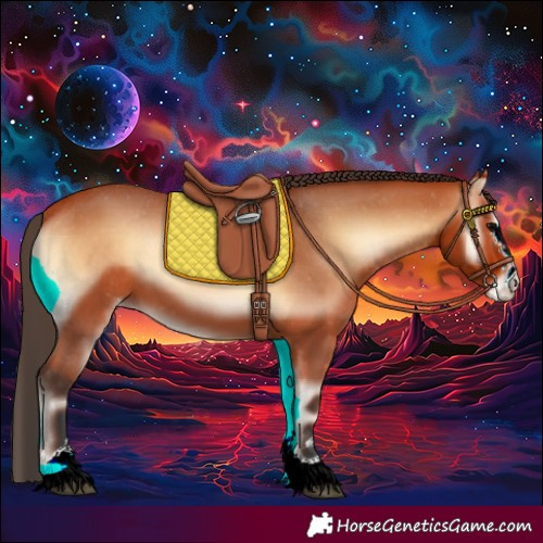 Horse Color:Bay Onyx Appaloosa 
