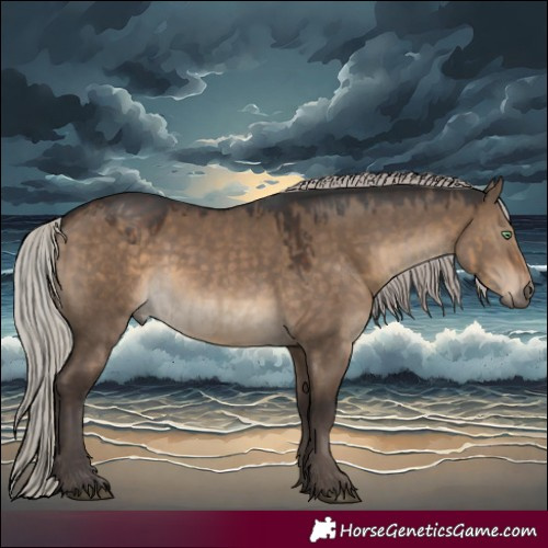 Horse Color:White Spotted Silver Smoky Grullo  and Silver Brown Dun 