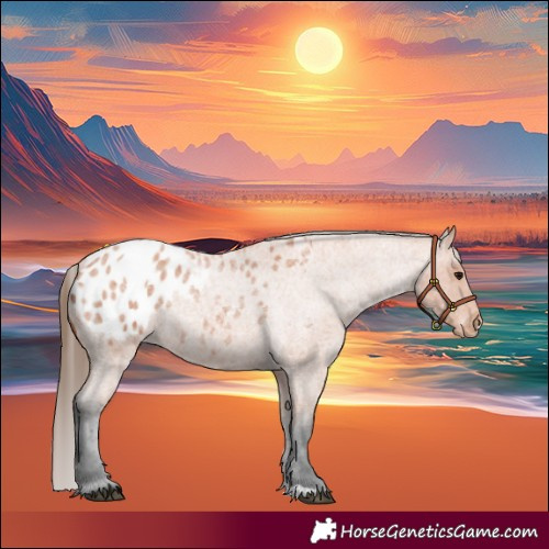 Horse Color:Bay Roan Appaloosa 