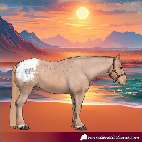 Horse Color:Chestnut Appaloosa