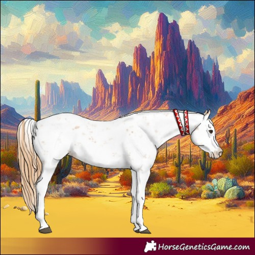 Horse Color:Chestnut Sabino 