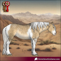 Horse Color:White Spotted Silver Buckskin Dun Tobiano Rabicano