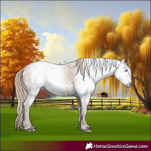 Horse Color:Gray Smoky Creme Ice 