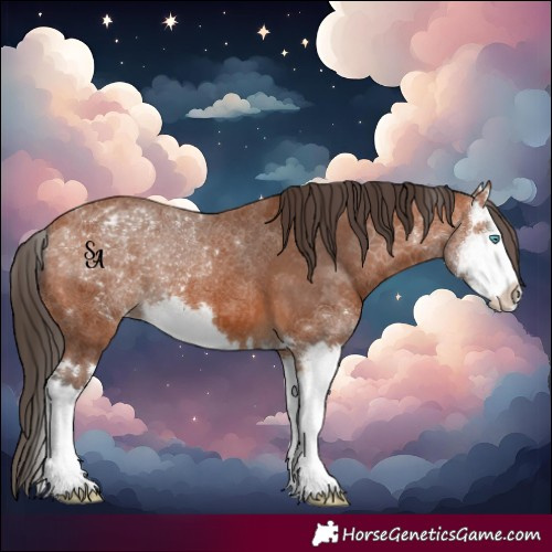 Horse Color:Bay Splash Varnish 