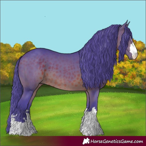 Horse Color:Watercolor Brown 