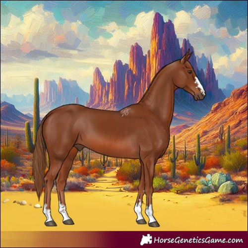 Horse Color:Chestnut 
