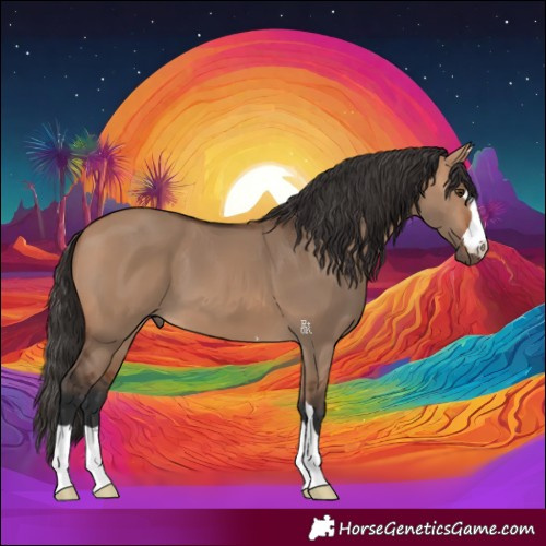 Horse Color:Bay Dun 