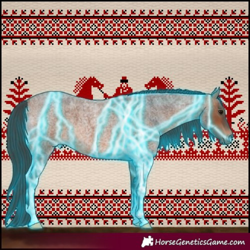 Horse Color:Thunderstruck Bay Roan