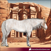 Horse Color:White Spotted Silver Brown Roan Dun