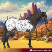 Horse Color:Grullo Near Leopard 