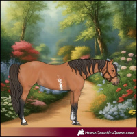 Horse Color:Bay Sabino 