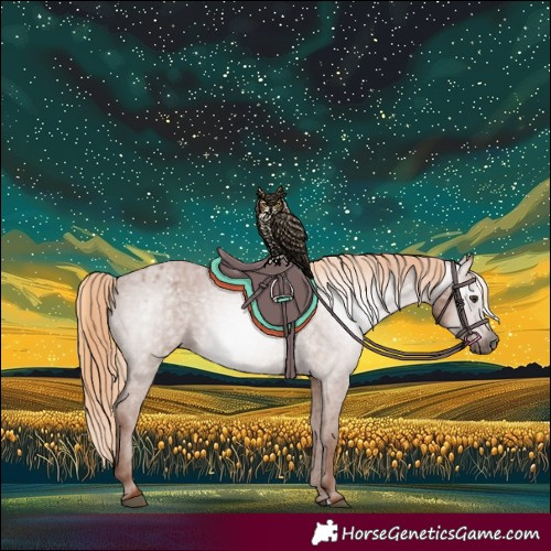 Horse Color:Gray Chestnut Varnish 