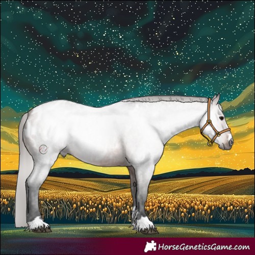 Horse Color:Gray Bay Roan Appaloosa