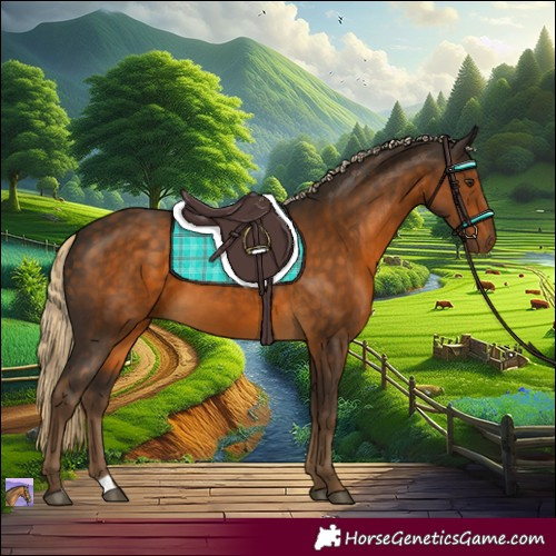 Horse Color:Chocolate Palomino 