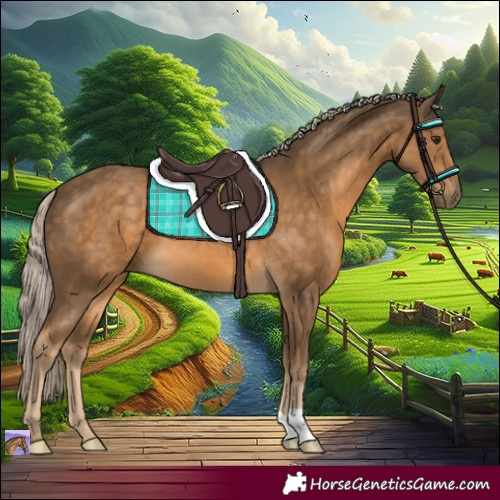 Horse Color:Chocolate Palomino 