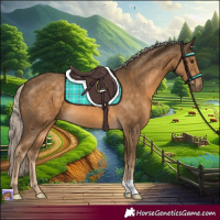 Horse Color:Chocolate Palomino 