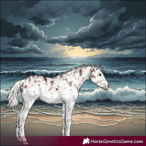 Horse Color:White Spotted Silver Brown Mushroom Sabino Varnish Rabicano 