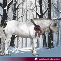 Horse Color:Silver Brown Roan Tobiano 
