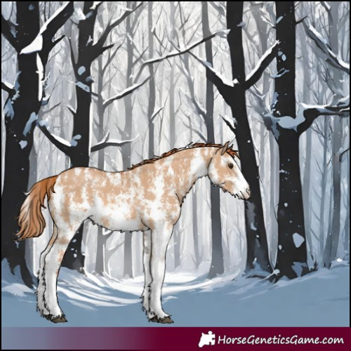 Horse Color:Red Dun Sabino Rabicano 