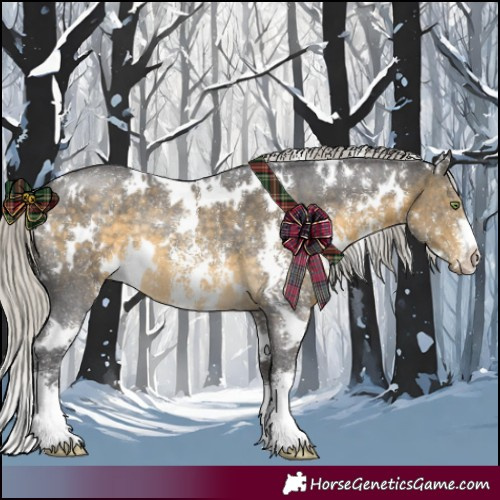 Horse Color:White Spotted Silver Buckskin Sabino Rabicano 