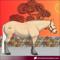 Horse Color:Silver Buckskin 