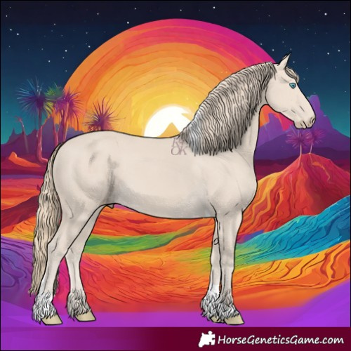 Horse Color:Smoky Creme Tobiano 