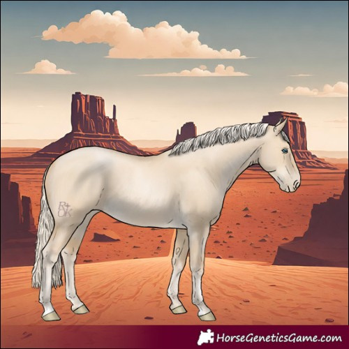 Horse Color:Palomino Pearl Dun 