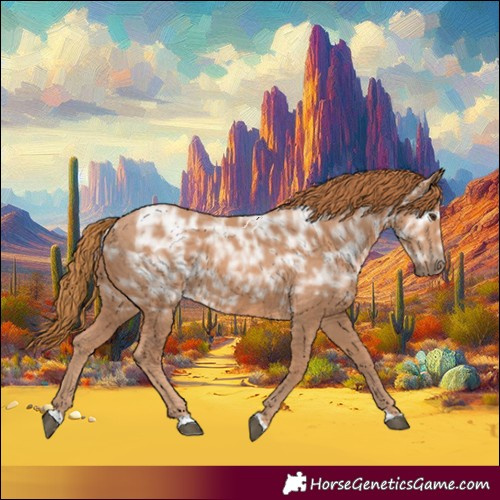 Horse Color:Chestnut Ice Rabicano 