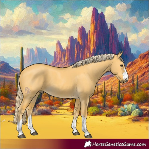 Horse Color:Palomino Dun 