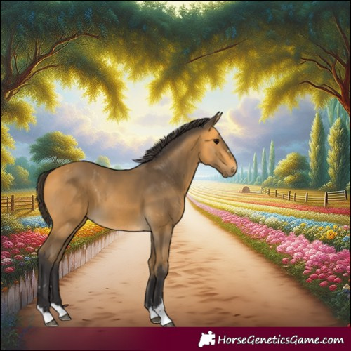 Horse Color:Buckskin 