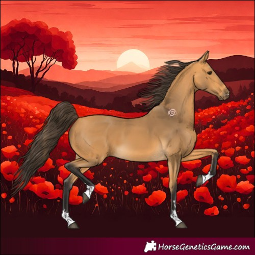 Horse Color:Buckskin 