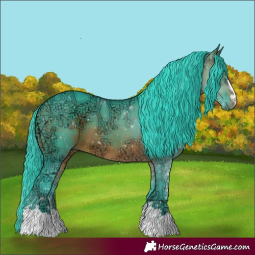 Horse Color:Watercolor Brown Ice 