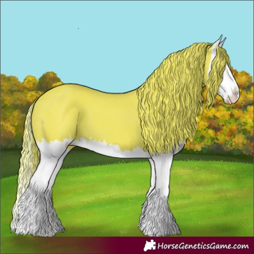 Horse Color:Watercolor Liver Chestnut Splash 