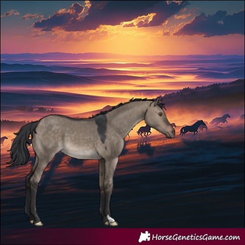 Horse Color:Brown Dun 