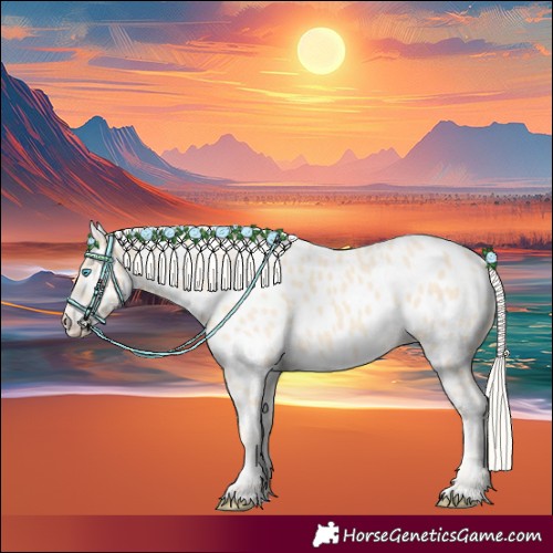 Horse Color:Cremello Appaloosa 
