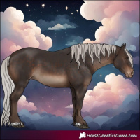 Horse Color:Silver Brown Varnish 