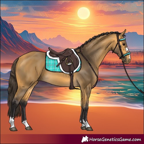 Horse Color:Buckskin 