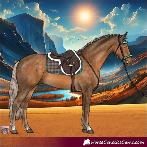 Horse Color:Chocolate Palomino 